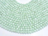 Green Angelite Beads, 6mm, Round, 15 Inch-BeadBasic