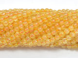 Citrine Beads, 4mm (4.7mm), Round-BeadBasic