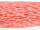 Pink Coral, Angel Skin Coral, 4mm (4.3mm) Round-BeadBasic