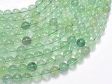 Green Fluorite Beads, 8mm Round Beads-BeadBasic