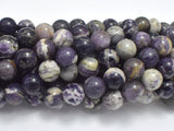 Sugilite Beads, 10mm Round Beads, 15 Inch-BeadBasic