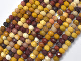 Mookaite Beads, 4x6mm Faceted Rondelle-BeadBasic