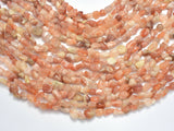 Sunstone, 6x8mm, Nugget Beads, 15.5 Inch-BeadBasic