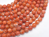 Orange Fire Agate, 8mm, Round-BeadBasic