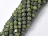 Matte Jade Beads, 6mm (6.6mm) Round-BeadBasic