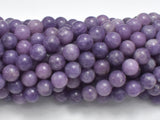 Lepidolite Beads, 8mm Round Beads-BeadBasic