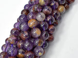 Super Seven Beads, Cacoxenite Amethyst, 10mm Round-BeadBasic