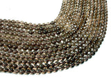 Smoky Quartz Beads, Round, 8mm-BeadBasic