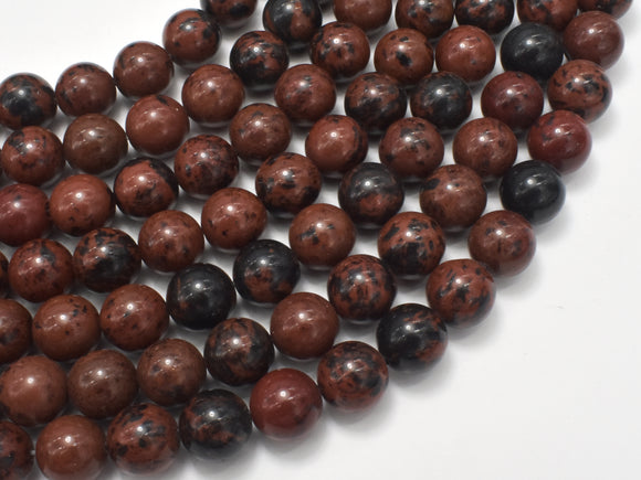 Mahogany Obsidian Beads, Round, 10mm-BeadBasic