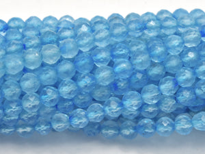 Blue Topaz Beads, 2.6mm Micro Faceted Round-BeadBasic