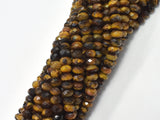 Tiger Eye Beads, 4x6mm Faceted Rondelle-BeadBasic