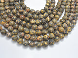 Leopard Skin Jasper Beads, Round, 12mm-BeadBasic
