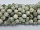 Peace Jade Beads, Round, 8mm (8.7mm)-BeadBasic