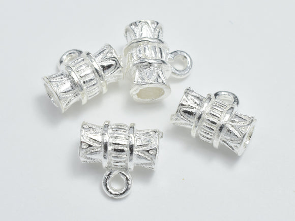2pcs 925 Sterling Silver Bead Connector, 8.5x5mm-BeadBasic
