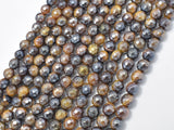 Mystic Coated Tiger Eye Beads, 6mm Faceted, AB Coated-BeadBasic