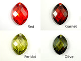 CZ beads,13x18mm Faceted Marquoise-BeadBasic