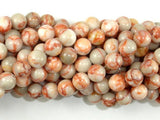 Red Line Jasper, 8mm, Round Beads-BeadBasic