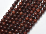 Rosewood Beads, 8mm Round Beads-BeadBasic