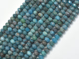 Apatite Beads, 4x6mm Faceted Rondelle-BeadBasic