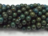 Green Wood Jasper Beads, 8mm (8.3mm)-BeadBasic