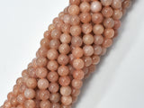 Sunstone Beads, 6mm (6.5mm) Round-BeadBasic