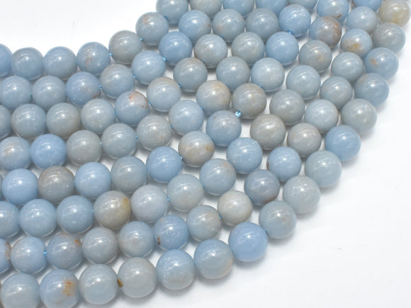 Angelite Beads, 8mm Round Beads-BeadBasic