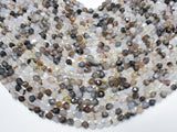 Agate Beads, 6mm Star Cut Faceted Round, 14 Inch-BeadBasic