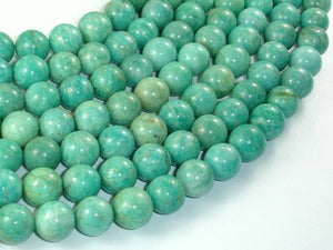 African Amazonite Beads, 11mm Round Beads-BeadBasic