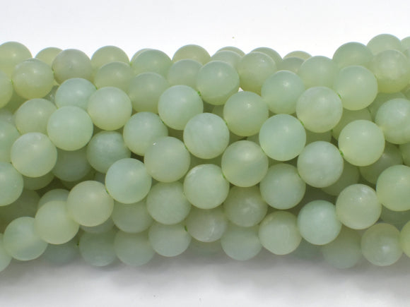 Matte New Jade Beads, 8mm (8.7mm) Round-BeadBasic
