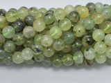 Prehnite Beads, 8mm Round Beads-BeadBasic