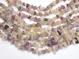 Pink Tourmaline, 7-10mm, Chips, 32 Inch-BeadBasic