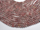 Purple Berry Quartz Beads, 6mm (6.5mm)-BeadBasic