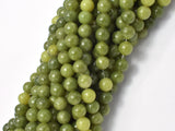 Canadian Jade Beads, 6mm Round Beads-BeadBasic