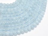 Aquamarine Beads, 6mm Round-BeadBasic