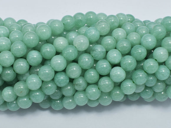 Malaysia Jade Beads- Green, Burma Jade Color, 6mm, Round-BeadBasic