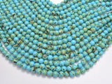 Shell Turquoise Howlite-Blue, 6mm (6.5mm)-BeadBasic