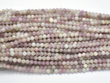 Lilac Jasper Beads, Pink Tourmaline Beads, Round, 4mm-BeadBasic