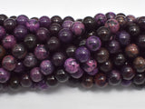 Sugilite Jasper, 8mm Round Beads, 15 Inch-BeadBasic