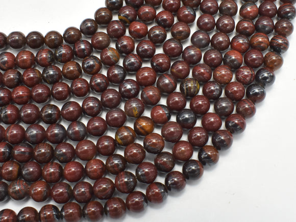 Red Tiger Iron Beads, 6mm Round Beads-BeadBasic