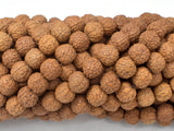 Rudraksha Beads, 8.5mm-9.5mm Round Beads, 34-37 Inch-BeadBasic