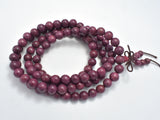 Purple Sandalwood Beads, 8mm Round Beads-BeadBasic