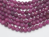 Ruby Beads, 3.8mm Micro Faceted Round-BeadBasic
