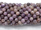 Genuine Charoite, 6mm Round Beads-BeadBasic