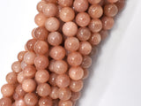 Sunstone Beads, 8mm Round Beads-BeadBasic