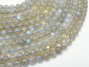 Labradorite Beads, 6mm (6.7mm) Round-BeadBasic