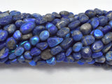 Mystic Coated Natural Lapis Lazuli, AB Coated, 6x8mm Nugget-BeadBasic