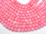 Jade Beads-Pink, 10mm Round Beads-BeadBasic