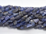 Tanzanite, 6x8mm, Nugget Beads, 15.5 Inch-BeadBasic