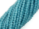 Blue Sponge Quartz Beads, Round, 4mm-BeadBasic