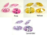 CZ beads, Faceted Oval Beads-BeadBasic